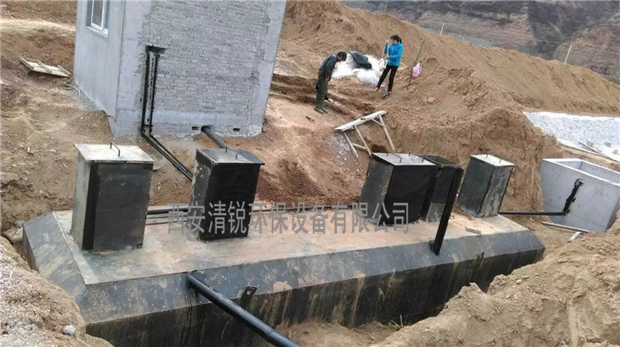 西安污水處理設(shè)備施工現(xiàn)場