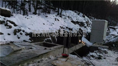 甘肅污水處理設(shè)備施工現(xiàn)場(chǎng)