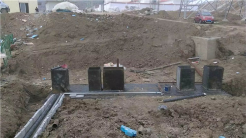 甘肅污水處理施工現(xiàn)場