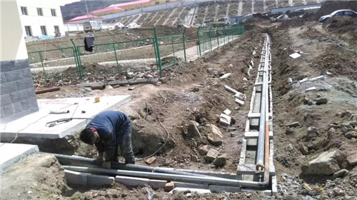 污水處理施工現(xiàn)場