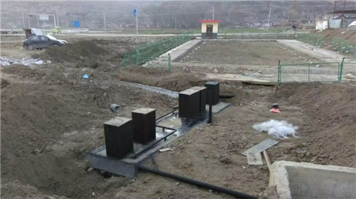 甘肅污水處理施工現(xiàn)場