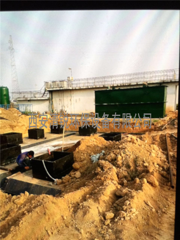 污水處理施工現(xiàn)場